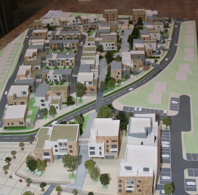 Maquette urbanisme Résidence de l’Eglise Blainville sur Orne