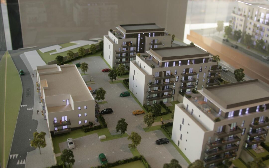Maquette promotion immobilière résidence Zola à l’Est de Caen (14)
