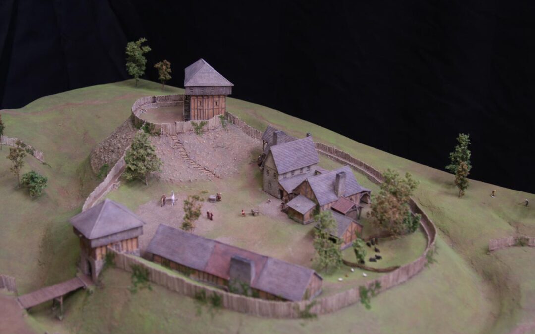 Maquette muséographique Motte Féodale – Musée du PERCHE