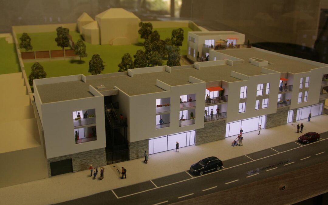 Maquette promotion immobilière Domaine Montmorency Caen(14)